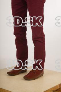 Calf red trousers of Sidney 0002